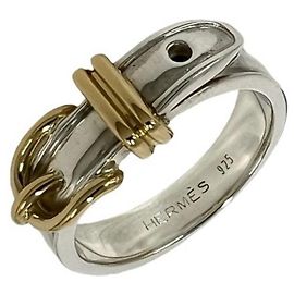 Hermès Hermes Vintage Ceinture Ring Argento