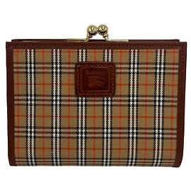 Portafoglio bi-fold Burberry Brown Marrone