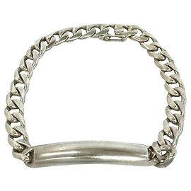 Autre Marque Tiffany Vintage ID Gliederkette Armband Silber