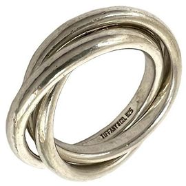 Autre Marque Tiffany Vintage Trinity Ring Silber