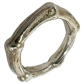 Autre Marque Anillo de Banda Tiffany Vintage Bamboo en Plata Plata