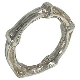 Autre Marque Tiffany Vintage Bamboo Ring Silvery