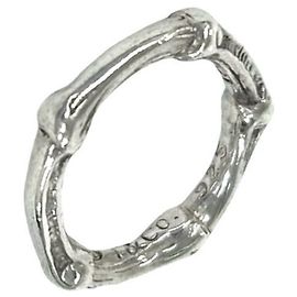 Autre Marque Anello Tiffany Vintage Bamboo Band Argento