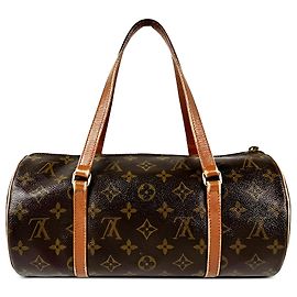 Louis Vuitton Brown Monogram Papillon 30 Marrom