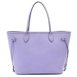 Louis Vuitton Purple Epi Neverfull MM Violet
