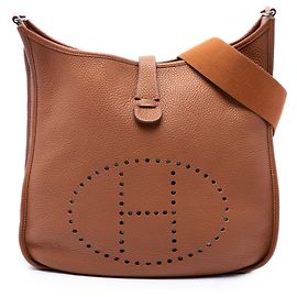 Hermès Brown Clemence Evelyne III 33 Brown