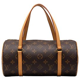 Louis Vuitton Brown Monogram Papillon 28 Marrom