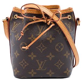 Louis Vuitton Brown Monogram Nano Noe Marrom