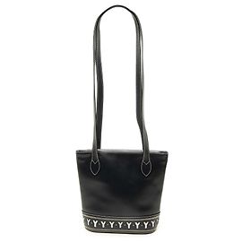 Autre Marque Borsa a spalla Saint Laurent Y Cut Out in pelle nera Nero