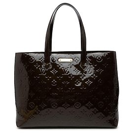 Louis Vuitton Purple Monogram Vernis Wilshire MM Andere Lila