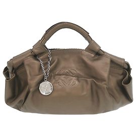 LOEWE Brown Nappa Aire Marrom