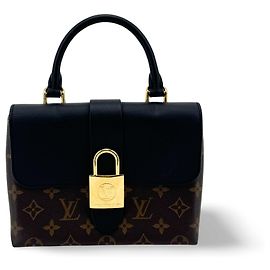 Louis Vuitton Locky Monogram Canvas with Leather BB Noir