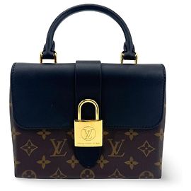 Louis Vuitton Locky Monogram Canvas with Leather BB Noir