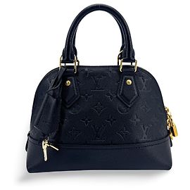 Louis Vuitton Neo Alma Monogram Empreinte Leather BB Nero