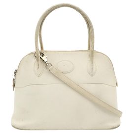 Hermès HERMES Bolide 27 Handbag White