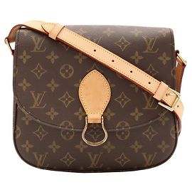 Louis Vuitton Monogram Saint Cloud GM 24 Schultertasche Braun