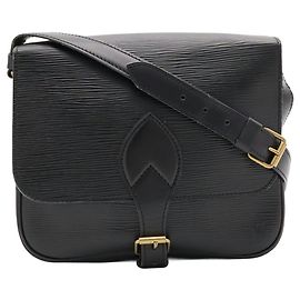 Borsa a tracolla Louis Vuitton Epi Cartouchiere Nero