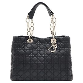 Saco Tote Christian Dior Cannage Preto
