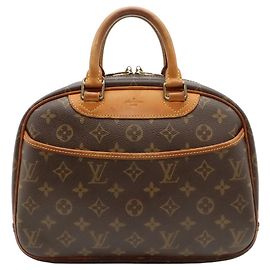 Sac à main Louis Vuitton Monogram Trouville Marron