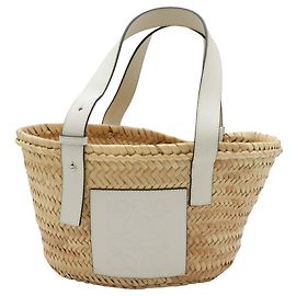 Petit sac à main Loewe en cuir blanc Blanc