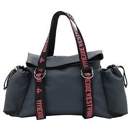 Bolsa Boston Vivienne Westwood Rosa Branco Azul marinho