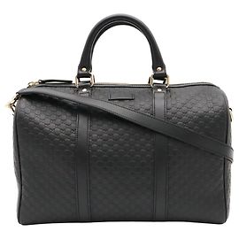 Sac Boston Gucci Microguccissima Noir