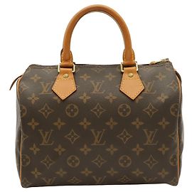 Louis Vuitton Monogram Speedy 25 Handtasche Braun