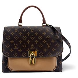 Louis Vuitton Marignan Monogram Canvas with Leather Brown