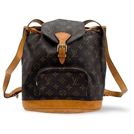Louis Vuitton Vintage Montsouris Monogram Canvas MM Marrom