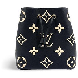 Louis Vuitton NeoNoe Bicolor Monogram Empreinte Giant MM Preto