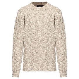 Suéter de lana Dolce & Gabbana beige mélange Castaño Beige