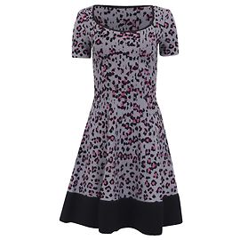 Robe mini M Missoni imprimé léopard en viscose multicolore Multicolore