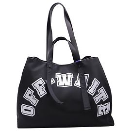 Off White Borsa Tote Off-White Large Classic Day Off in nylon nero Nero