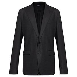 Dolce & Gabbana Black Wool Blazer Black
