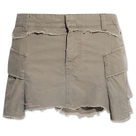 Balenciaga Falda con efecto vintage Gris