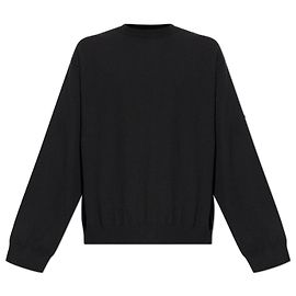 Balenciaga Kaschmir und Wollpullover schwarz Schwarz