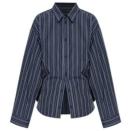 Balenciaga Camicia a righe Blu