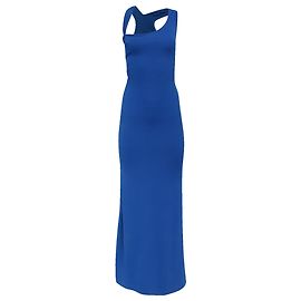 Proenza Schouler Maxi-Kleid mit Cut-outs aus blauer Viskose Blau