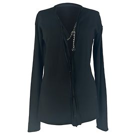 Gucci Chain-Accent Sweater in Black Wool Black