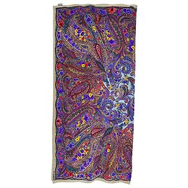 Sciarpa Jil Sander con stampa paisley in seta multicolore Multicolore