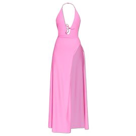 Balenciaga Pink Backless Nylon Dress Pink
