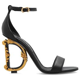 Dolce & Gabbana Keria leather sandals black Black