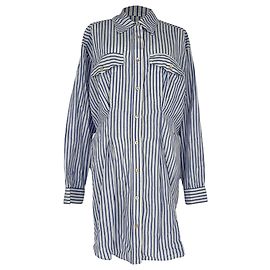 Mini abito a righe Liliane Isabel Marant Etoile in cotone blu Blu