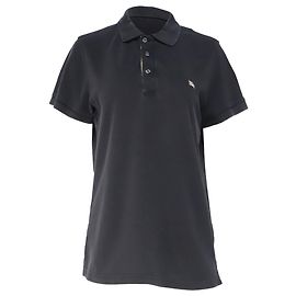 Polo Burberry House Check in cotone nero Nero