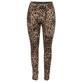 Dolce & Gabbana Leggings Dolce and Gabbana Skims Animal Print en Algodón Multicolor Multicolor