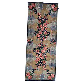Sciarpa con stampa floreale Jil Sander in seta multicolore Multicolore