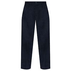 Dolce & Gabbana blue cotton creased trousers Blue