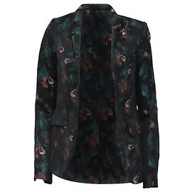Zadig & Voltaire Very Jungle Printed Blazer in Multicolor Acetate Multiple colors