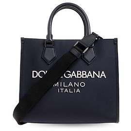 Dolce & Gabbana Borsa a tracolla con logo Blu