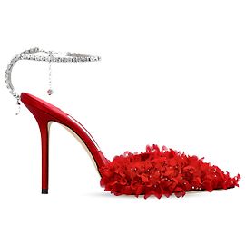 Jimmy Choo ‘Saeda’ high-heeled shoes Red